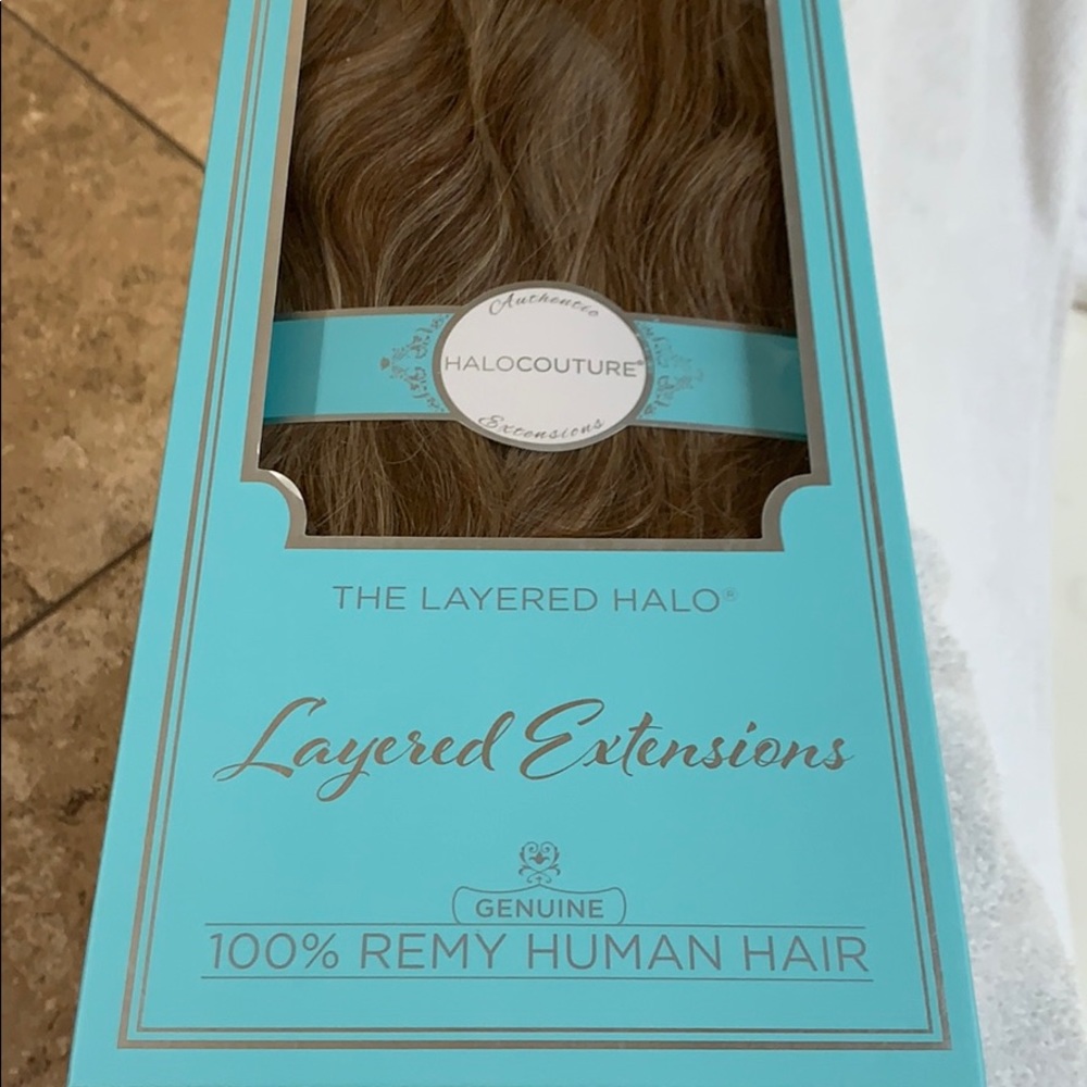 HaloCouture Hair Extension Layered 18” cut to 16”